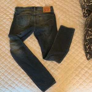 Men’s Levi's 510 ‘s Dark Blue Straight Jeans 32 x 34